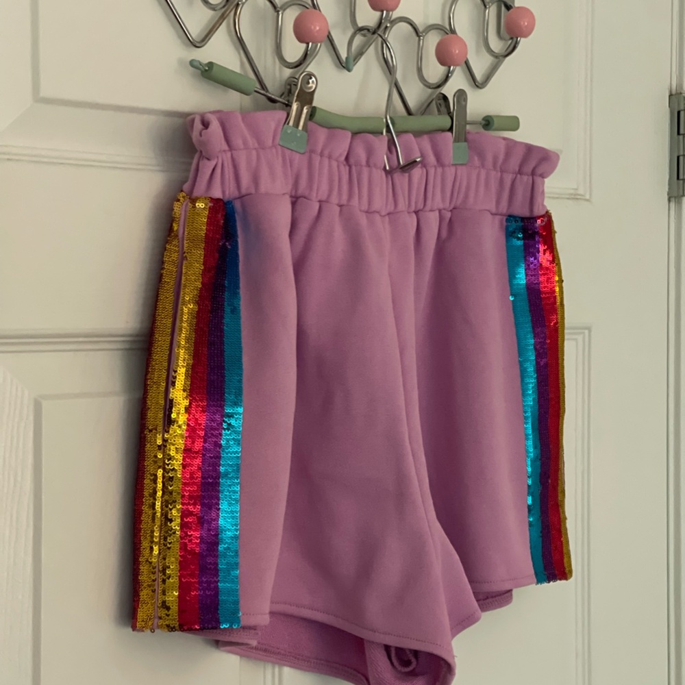 Queen of Sparkles Pink Shorts (New w/ Tags!) - Picture 7 of 10